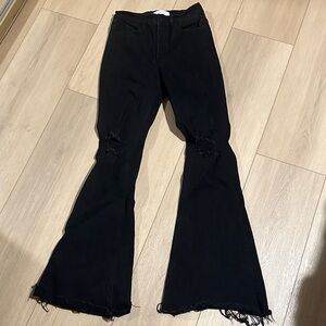 Black Flare & Wide Leg Jeans